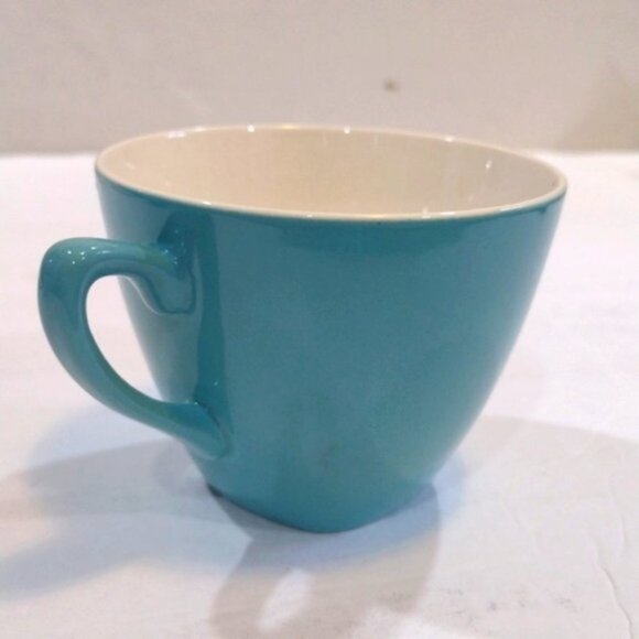 Vintage Set of 2 Midwinter 'Quite Contrary' Coffee Cups &‎ Saucers 1950s Retro - Picture 8 of 11